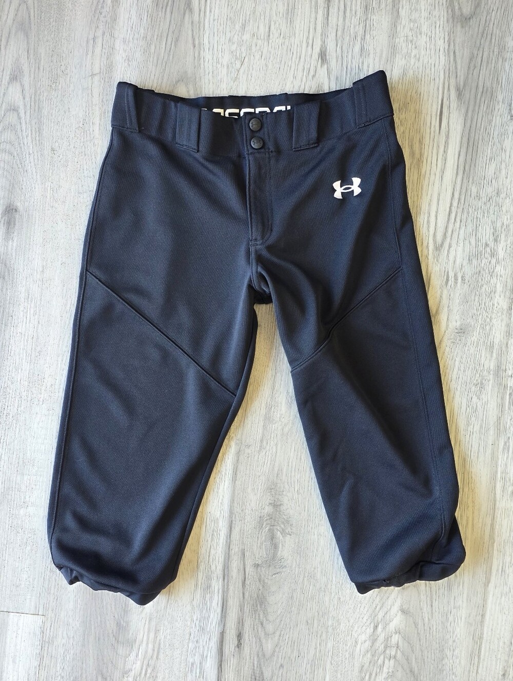 Under Armour Youth Medium Black Baseball Pants